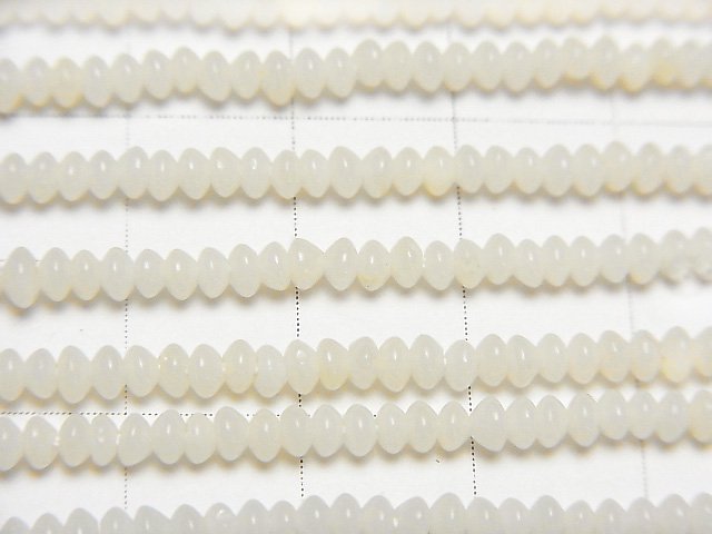 1strand $6.79! White Coral Roundel 3x3x2 1strand beads (aprx.15inch / 38cm)