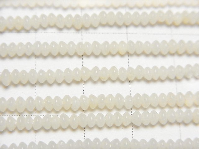 1strand $6.79! White Coral Roundel 3x3x2 1strand beads (aprx.15inch / 38cm)