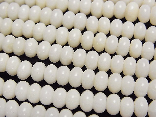 Coral, Roundel Gemstone Beads