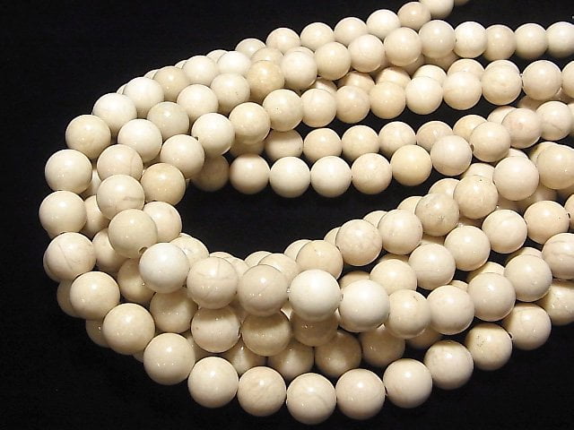 1strand $9.79! Riverstone Round 12mm [2mm hole] 1strand beads (aprx.15inch / 38cm)