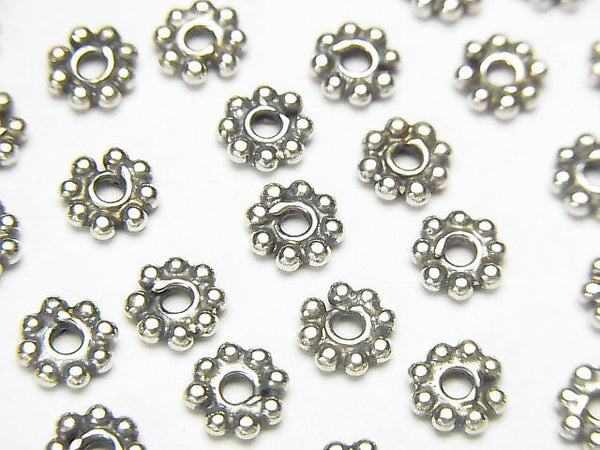 Roundel, Silver Metal Beads & Findings