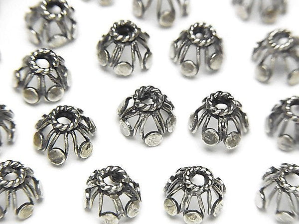 Bead cap, Silver Metal Beads & Findings