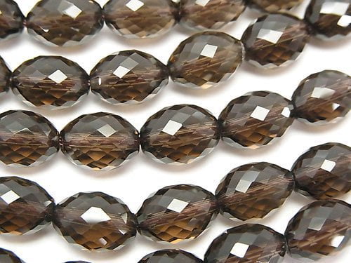 Rice, Smoky Quartz Gemstone Beads