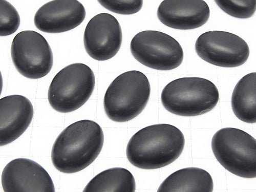 [Video] Frost Onyx AAA Oval Cabochon 18x13mm 2pcs