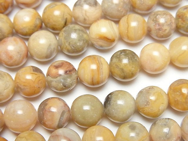 [Video] Crazy lace agate Round 8mm 1strand beads (aprx.15inch/38cm)