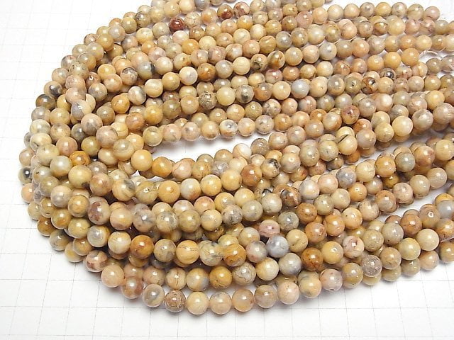 [Video] Crazy lace agate Round 8mm 1strand beads (aprx.15inch/38cm)