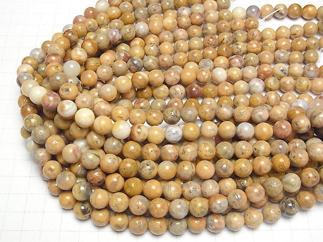 [Video] Crazy Lace Agate Round 10mm half or 1strand beads (aprx.15inch/38cm)