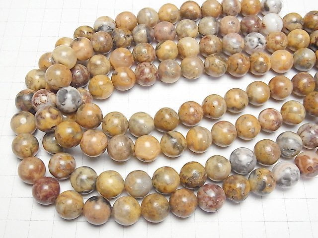 [Video] Crazy Lace Agate Round 12mm half or 1strand beads (aprx.15inch/37cm)