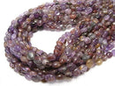 1strand $12.99! Cacoxenite  in Amethyst AA++ Nugget  1strand beads (aprx.15inch/37cm)