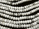 1strand $6.79! Howlite Magnesite  Rondelle 6x6x4 1strand beads (aprx.15inch/38cm)