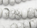 1strand $9.79! Howlite Magnesite  Rondelle 10x10x6 1strand beads (aprx.15inch/38cm)