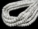 1strand $9.79! Howlite Magnesite  Rondelle 10x10x6 1strand beads (aprx.15inch/38cm)