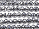 [Video]High Quality! Terahertz 32Faceted Round 5mm 1strand beads (aprx.15inch/36cm)
