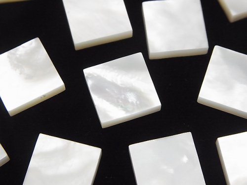 Mother of Pearl (Shell Beads), Rectangle, Undrilled (No Hole) Pearl & Shell Beads