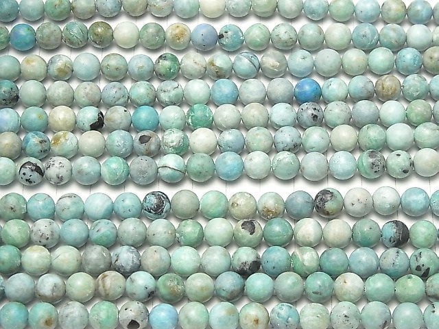 [Video]1strand $14.99! Blue Opal Round 8mm 1strand beads (aprx.15inch / 38cm)