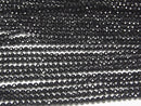 [Video] Onyx  Faceted Round 3mm  1strand beads (aprx.15inch/38cm)