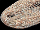 [Video]High Quality! Multicolor Moonstone AAA Faceted Round 3mm 1strand beads (aprx.15inch/36cm)