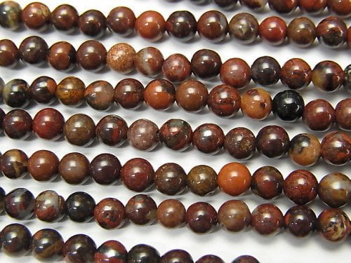 Round, Tiger's Eye Gemstone Beads