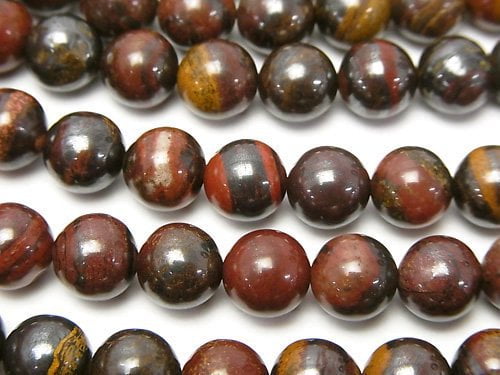 Round, Tiger's Eye Gemstone Beads