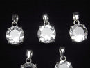 [Video] High Quality Crystal AAA Brilliant Cut 10 x 10 x 7 mm Pendant Silver 925