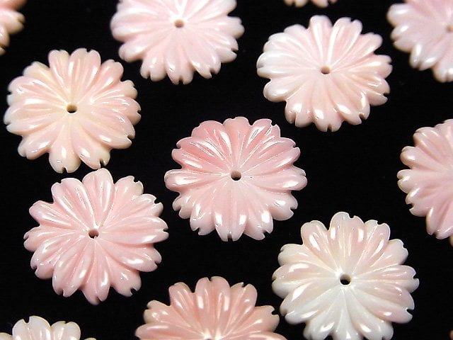 Flower, Mother of Pearl (Shell Beads) Pearl & Shell Beads