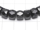 High Quality!  Onyx AAA Faceted Button Rondelle 8x8x6mm Bracelet