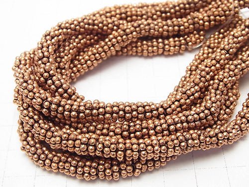 Copper Rondelle Daisy [4mm][5mm][6mm] Oxidized Finish 1strand beads (aprx.7inch/18cm)