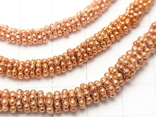 Copper Roundel Daisy [4mm][5mm][6mm] 1strand beads (aprx.7inch/18cm)