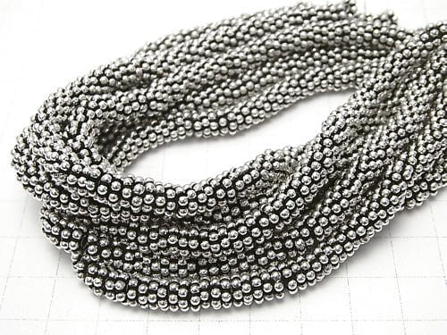 Copper Rondelle Daisy Silver Oxidized Finish [4mm] [5mm] [6mm] 1strand beads (aprx.7inch / 18cm)
