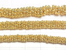 Copper Rondelle Daisy 18KGP [4mm][5mm][6mm] 1strand beads (aprx.7inch/18cm)