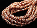 Copper  Rondelle 6x6x1mm half or 1strand beads (aprx.7inch/18cm)