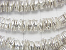 Copper Rondelle 6x6x1mm Silver half or 1strand beads (aprx.7inch/18cm)