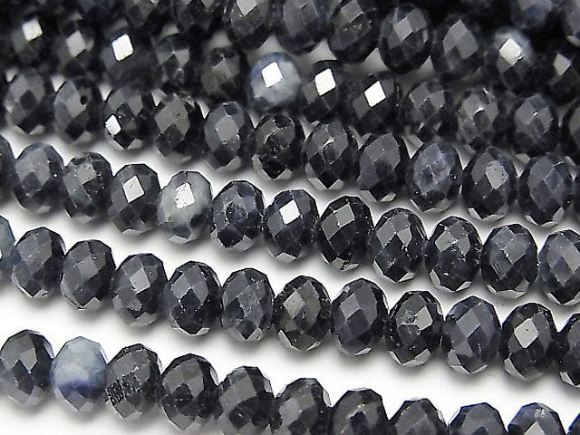 Roundel, Sapphire Gemstone Beads