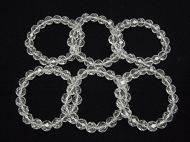 [Video] Crystal AAA 32 Faceted Round 10mm Bracelet