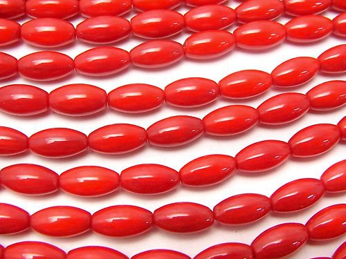 Coral, Rice Gemstone Beads
