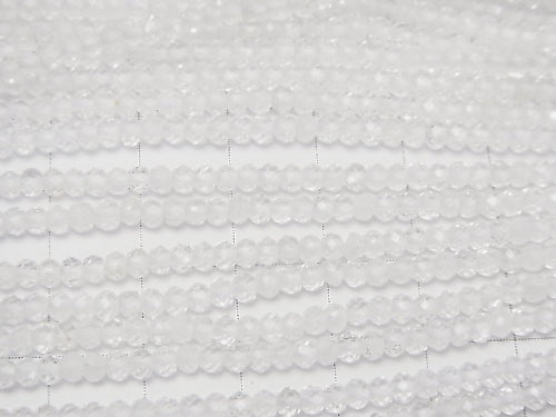 [Video] High Quality! 1strand $9.79! Crystal AA ++ Faceted Button Rondelle 3 x 3 x 2 mm 1 strand beads (aprx.15 inch / 37 cm)
