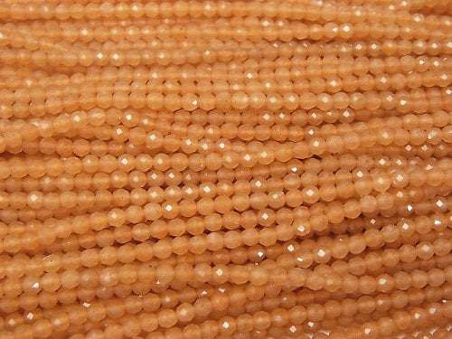 High Quality! 1strand $5.79! Orange Aventurine Faceted Round 3mm 1strand beads (aprx.15inch / 38cm)