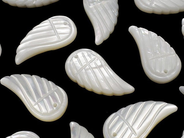 Angel Wing, Mother of Pearl (Shell Beads) Pearl & Shell Beads