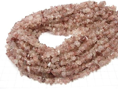 1strand $4.79! Pink Epidote AA ++ Chips (Small Nugget) 1strand beads (aprx.34inch / 86cm)