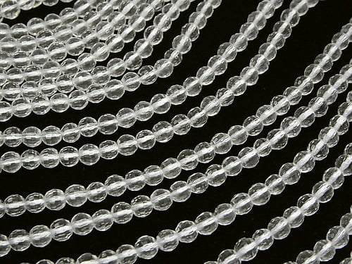 [Video] 1strand $9.79! Crystal AAA 128 Faceted Round 4 mm 1strand beads (aprx.15 inch / 37 cm)