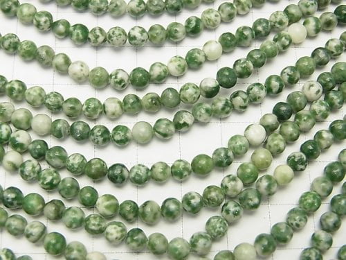 1strand $2.79! Saussurite Round 4mm 1strand beads (aprx.15inch/38cm)