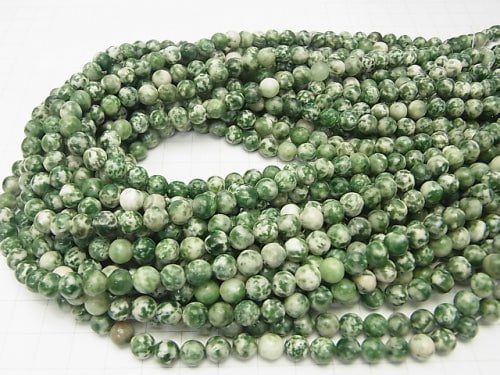 1strand $3.79! Saussurite Round 6mm 1strand beads (aprx.15inch/36cm)