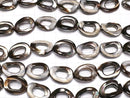 [Video]Mother of Pearl MOP Brown Oval (Donut) 20x15mm 1strand beads (aprx.15inch/36cm)
