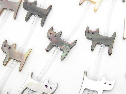 [Video] High Quality Black Shell (Black-lip Oyster) AAA Cat Shape [11x9][14x12] half or 1strand (Approx 14pcs)