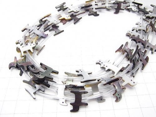 [Video] High Quality Black Shell (Black-lip Oyster) AAA Cat Shape [11x9][14x12] half or 1strand (Approx 14pcs)
