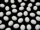 [Video] White Onyx AAA Oval Cabochon 10x8mm 4pcs