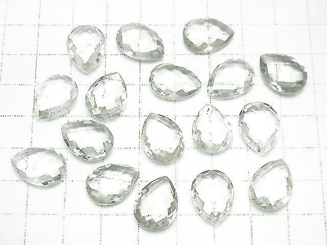 [Video] High Quality Green Amethyst AAA- Loose Stone Faceted Pear Shape 16x12mm 3pcs