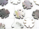 High quality Black Shell (Black-lip Oyster) Clover 10x10x1.5 4pcs $4.79!