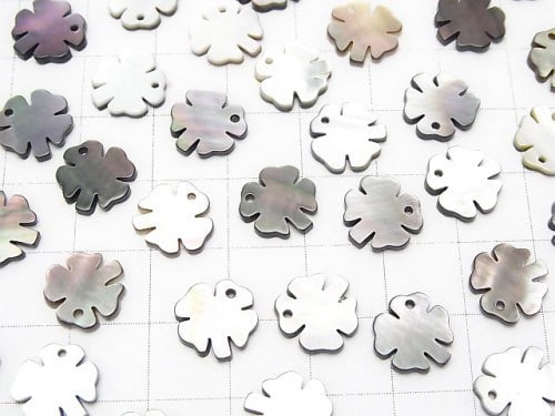 High quality Black Shell (Black-lip Oyster) Clover 10x10x1.5 4pcs $4.79!