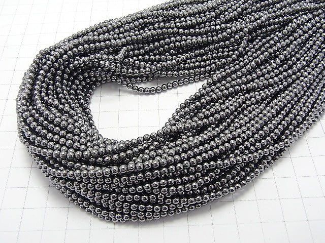 1strand $6.79! Terahertz  Small Size Round 3mm 1strand beads (aprx.15inch/37cm)